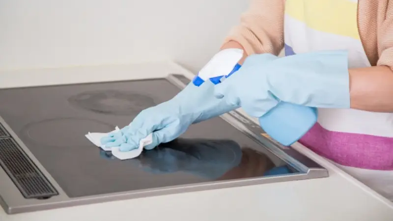 クッキングヒーター掃除