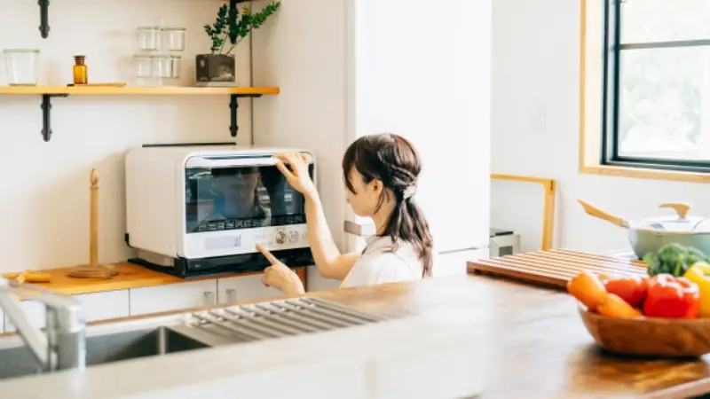 電子レンジの掃除