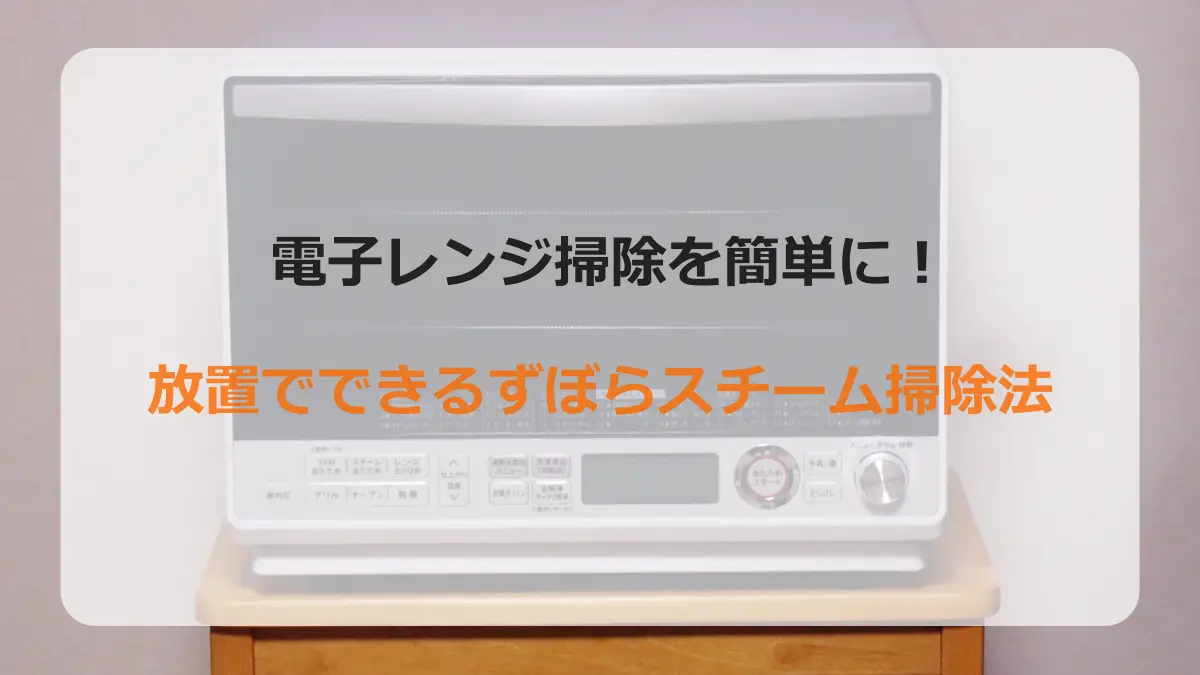 電子レンジの掃除アイキャッチ